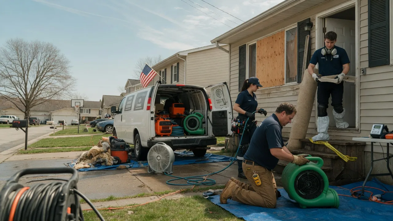 Water Damage Restoration in Afton, OK near me